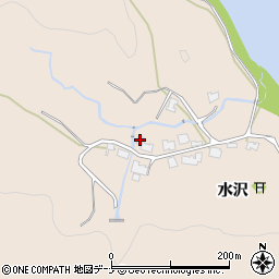 秋田県秋田市雄和平沢水沢81周辺の地図