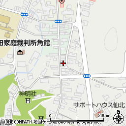 秋田県仙北市角館町岩瀬137-1周辺の地図