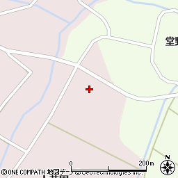 秋田県仙北市角館町薗田東上花園周辺の地図