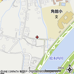 秋田県仙北市角館町雲然荒屋敷210周辺の地図