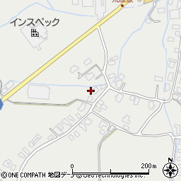 秋田県仙北市角館町雲然荒屋敷108周辺の地図