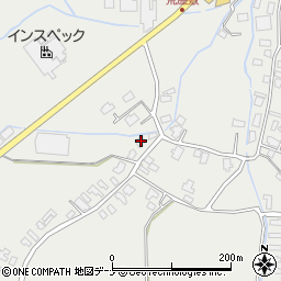 秋田県仙北市角館町雲然荒屋敷109周辺の地図