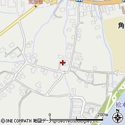秋田県仙北市角館町雲然荒屋敷160周辺の地図