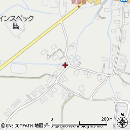 秋田県仙北市角館町雲然荒屋敷108-2周辺の地図