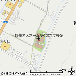 秋田県仙北市角館町菅沢15周辺の地図