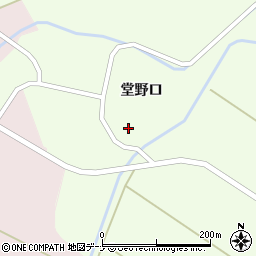 秋田県仙北市角館町白岩堂野口26周辺の地図