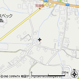 秋田県仙北市角館町雲然荒屋敷146周辺の地図
