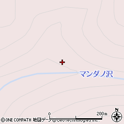 マンダノ沢周辺の地図