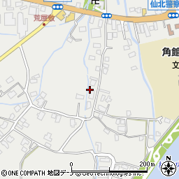 秋田県仙北市角館町雲然荒屋敷239周辺の地図