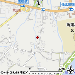 秋田県仙北市角館町雲然荒屋敷238-4周辺の地図