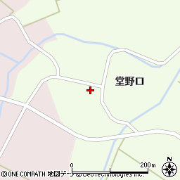 秋田県仙北市角館町白岩堂野口100周辺の地図