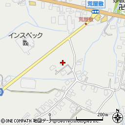 秋田県仙北市角館町雲然荒屋敷91周辺の地図