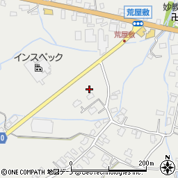 秋田県仙北市角館町雲然荒屋敷90周辺の地図