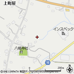 秋田県仙北市角館町雲然周辺の地図