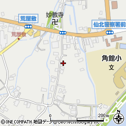 秋田県仙北市角館町雲然荒屋敷184-3周辺の地図