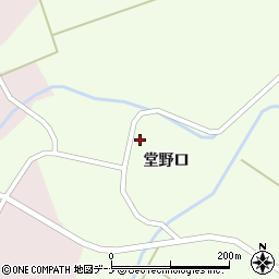 秋田県仙北市角館町白岩堂野口40-1周辺の地図