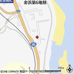 ファミリーマート宮古金浜店周辺の地図