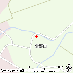 秋田県仙北市角館町白岩堂野口124周辺の地図