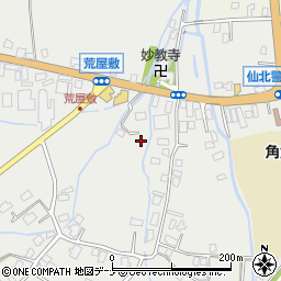 秋田県仙北市角館町雲然荒屋敷169-3周辺の地図