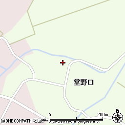 秋田県仙北市角館町白岩堂野口120周辺の地図