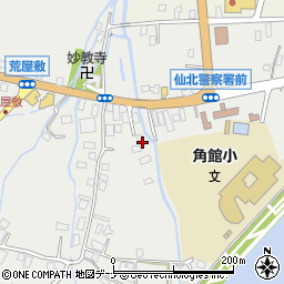 秋田県仙北市角館町雲然荒屋敷184-16周辺の地図