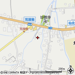 秋田県仙北市角館町雲然荒屋敷169-9周辺の地図