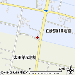 岩手県紫波郡矢巾町白沢第１０地割125周辺の地図