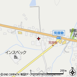 秋田県仙北市角館町雲然荒屋敷19-10周辺の地図