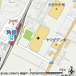 秋田県仙北市角館町上菅沢384周辺の地図