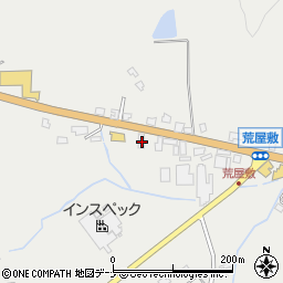 秋田県仙北市角館町雲然荒屋敷19-2周辺の地図