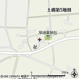 岩手県紫波郡矢巾町土橋第５地割周辺の地図