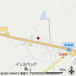 秋田県仙北市角館町雲然荒屋敷13-3周辺の地図