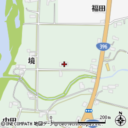 岩手県紫波郡紫波町栃内境周辺の地図