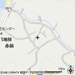 岩手県宮古市赤前第１５地割周辺の地図