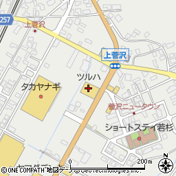 ツルハドラッグ角館店周辺の地図