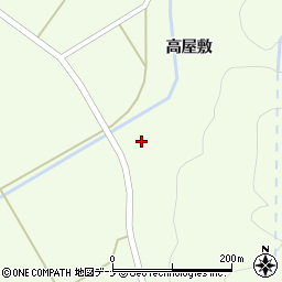 秋田県仙北市角館町白岩（天神堂）周辺の地図