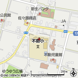 矢巾町立不動小学校周辺の地図