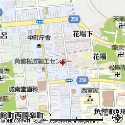 仙北市役所　角館中心市街地活性化支援センター周辺の地図