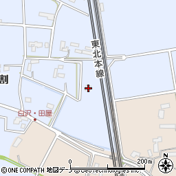 岩手県紫波郡矢巾町白沢第４地割201周辺の地図