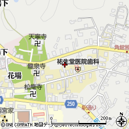 鈴木商事株式会社　角館第二給油所周辺の地図