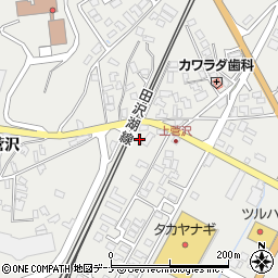 秋田県仙北市角館町上菅沢298周辺の地図