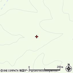 秋田県仙北市角館町白岩前郷山周辺の地図