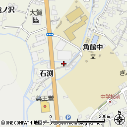 秋田県仙北市角館町小勝田石渕周辺の地図
