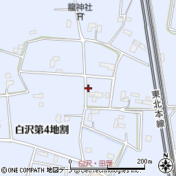 岩手県紫波郡矢巾町白沢第４地割336周辺の地図