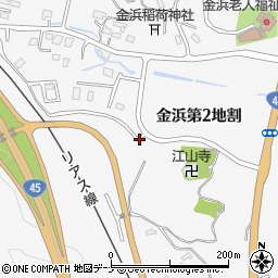 岩手県宮古市金浜周辺の地図