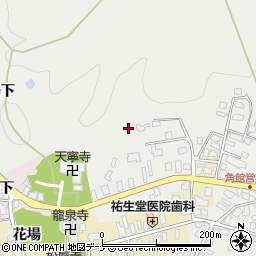 秋田県仙北市角館町水ノ目沢周辺の地図
