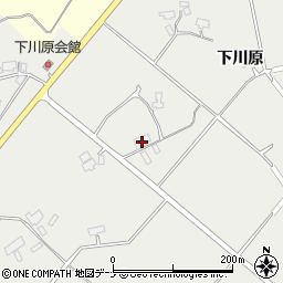 秋田県仙北市角館町下川原162周辺の地図