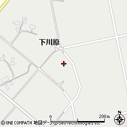 秋田県仙北市角館町下川原130周辺の地図