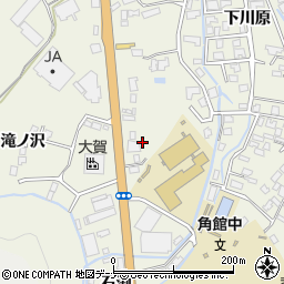 秋田県仙北市角館町小勝田小倉前周辺の地図