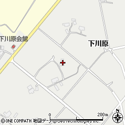 秋田県仙北市角館町下川原166周辺の地図